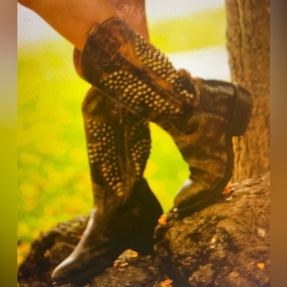 Frye Billy Studded Cowboy Boots - Picture 11 of 11